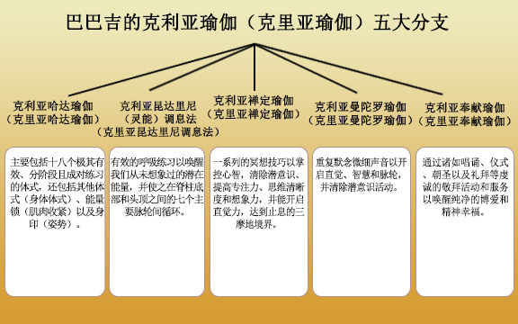 克里亚瑜伽的 5 个分支(阶段)