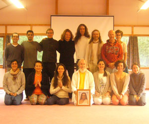 Here is the group who received the 3rd initiation into the 144 Kriyas from M. G.Satchidananda at the 
        Chateau Fondjouan, near Orleans, France, August 22-29, 2014 (click image to enlarge)