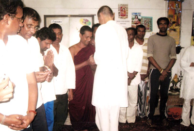 Acharya Satyananda present Prasad Acharya Satyananda present Prasad