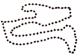 Rosaire Rudraksha Mala