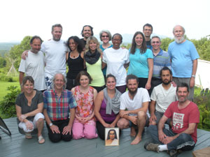 Les participants dans la formation des enseignants du Kriya Hatha Yoga à l’ashram, du 10 au 19 juillet, 2015 Les participants dans la formation des enseignants du Kriya Hatha Yoga à l’ashram, du 10 au 19 juillet, 2015