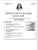 Babaji's Kriya Yoga Journal - Jahrgang 24 – Nr. 3 - Herbst 2016