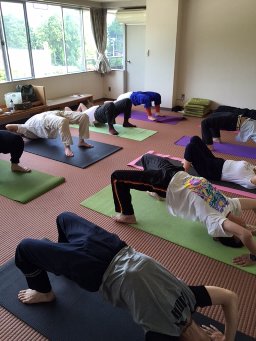 半車輪のポーズ